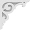 Ekena Millwork Hurley Architectural Grade PVC Corbel, 1 7/8"W X 12"D X 12"H CORP01X12X12HU - alternate 4